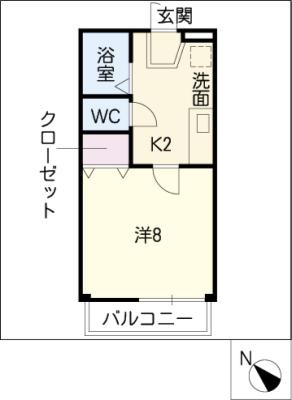 パールマンションIIの間取り