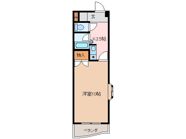 度会郡玉城町世古のマンションの間取り