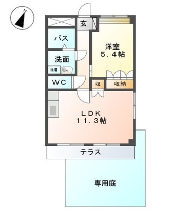 【エスポアールIIの間取り】