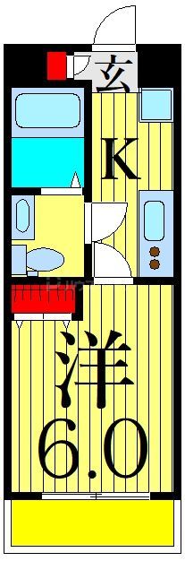 葛飾区白鳥のマンションの間取り