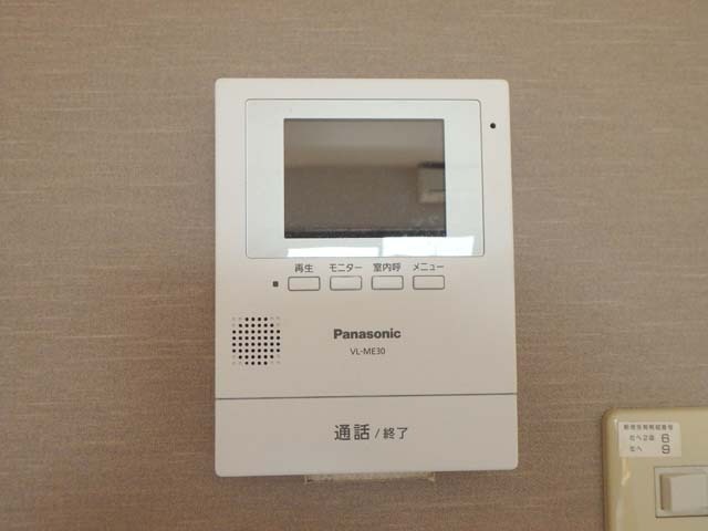 セキュリティ　モニターホン付きで来客時も安心です（イメージ）