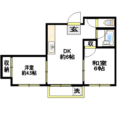 【ハウスメモリアル1の間取り】