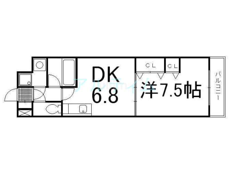 プラネシア星の子京都駅前西の間取り