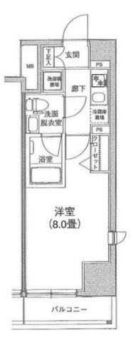 アイル東京深川壱番館の間取り