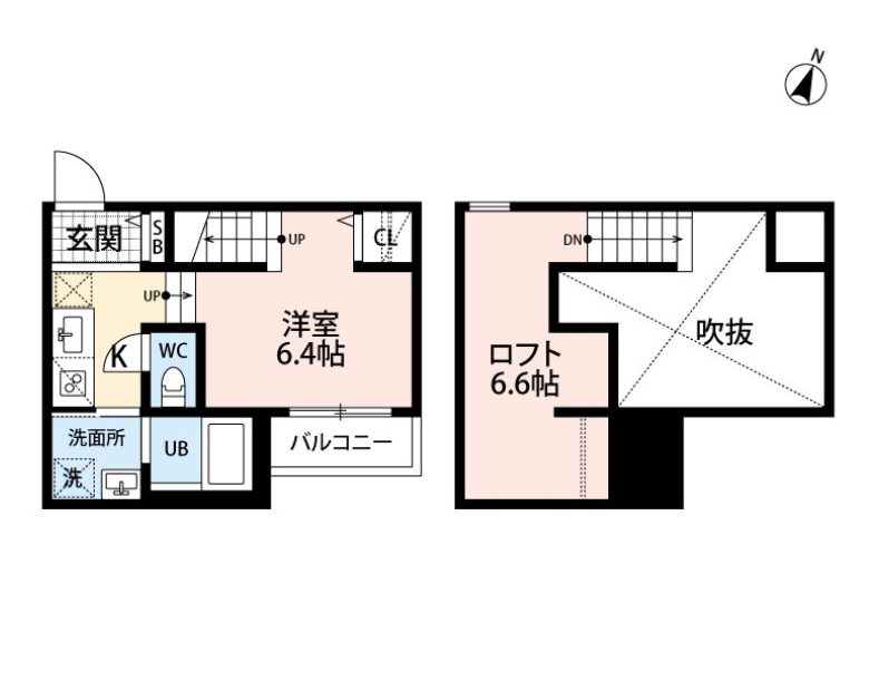 【熊本市西区春日のアパートの間取り】