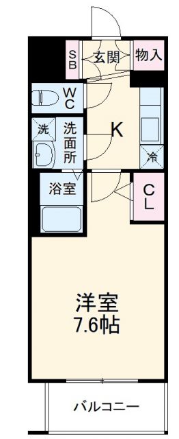 エスリード今池アヴェールの間取り