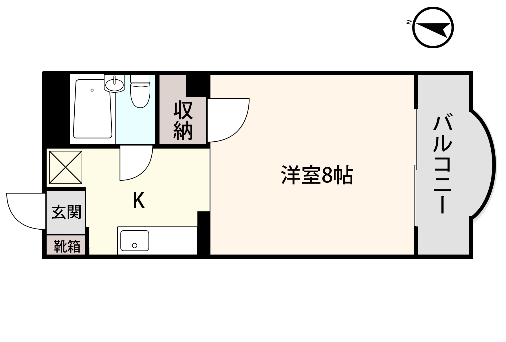 アシスト第3福井マンションIの間取り