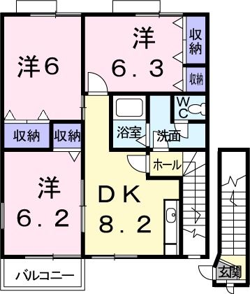 メゾン・ラシーヌの間取り