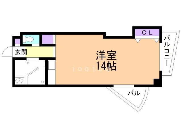 札幌市中央区南八条西のマンションの間取り