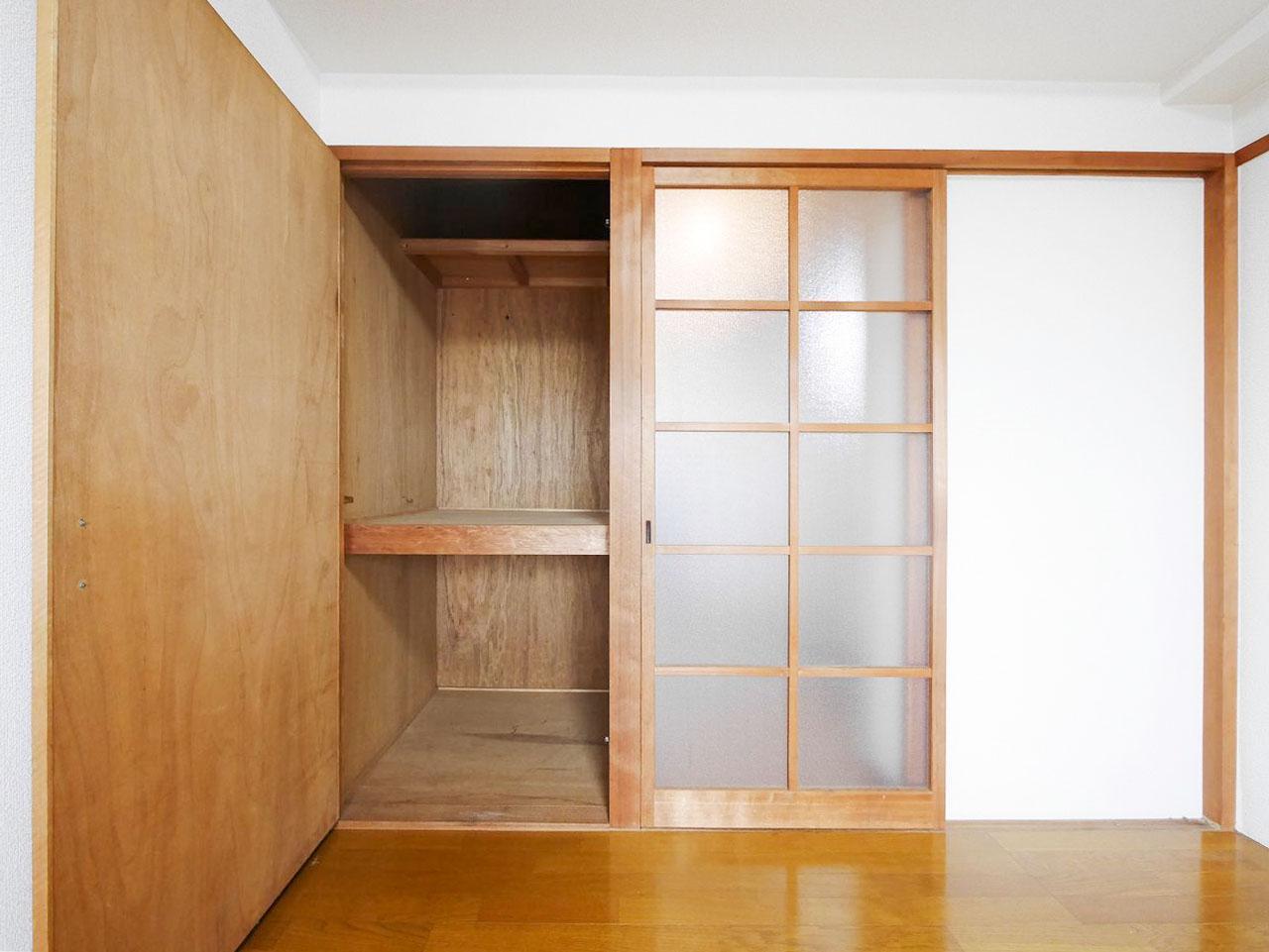 収納　布団も収納できるので片付けもラクラク