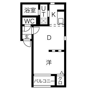 グランコンフォール米野Iの間取り