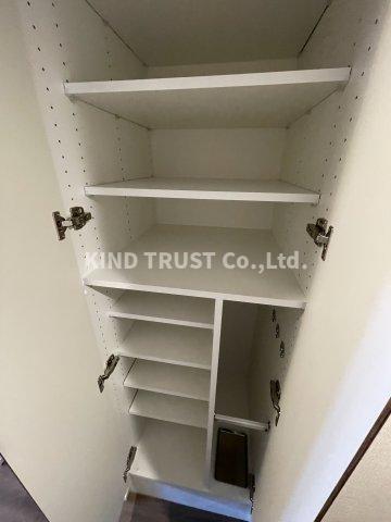 収納　十分な収納スペースがあります