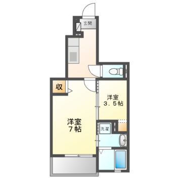 シャンドラ　IIの間取り