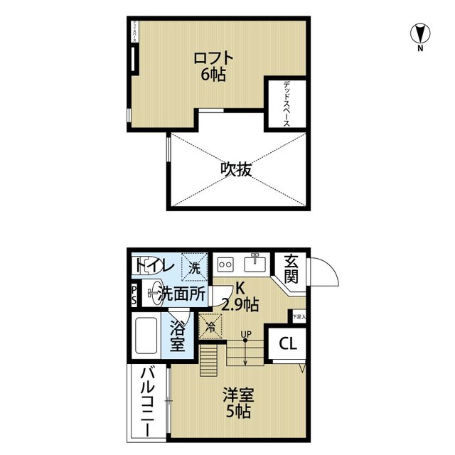 シャンティ北余部の間取り