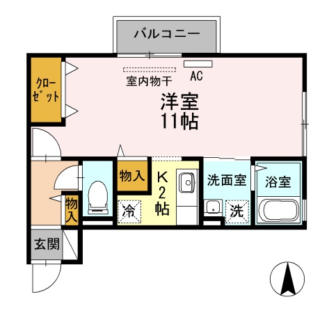 レセンテ手城の間取り