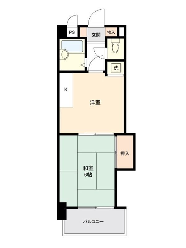 藤沢市辻堂元町のマンションの間取り