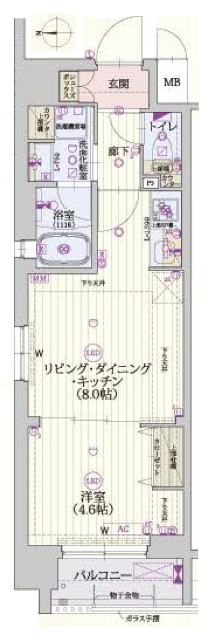 ベラジオ雅び東寺WESTの間取り