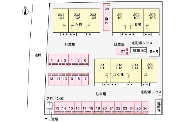 【ジェルメ・メゾン　III　Bのその他共有部分】