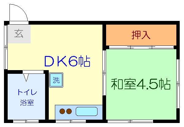 江東区亀戸のマンションの間取り