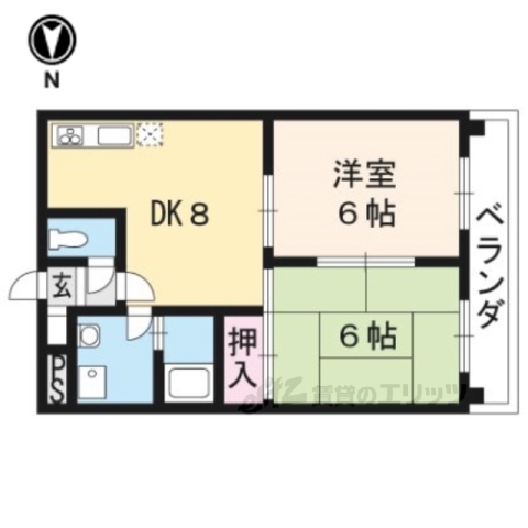 【エクセレント３７３の間取り】