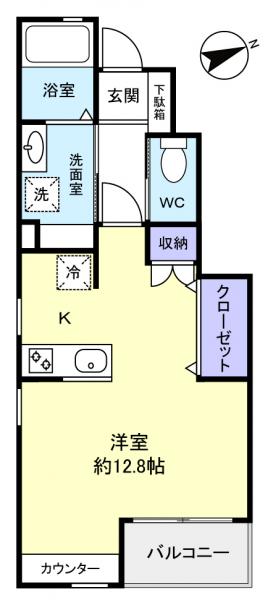 ブリランテ参番館の間取り