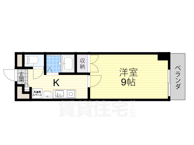 豊中市稲津町のマンションの間取り