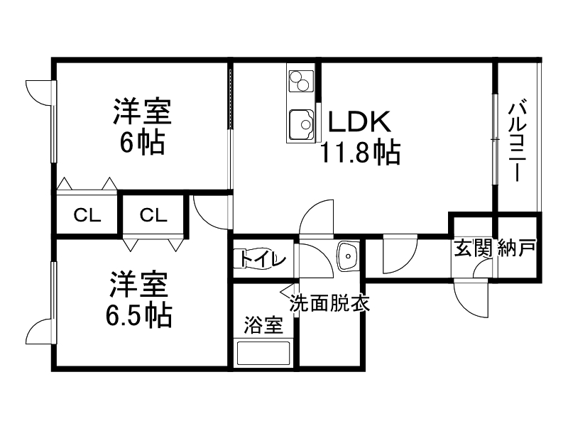 ｇａｔｅ３８の間取り