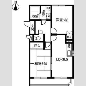 メルシー寿Hの間取り