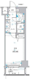 足立区舎人のマンションの間取り