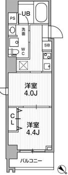 リテラス三軒茶屋サウスの間取り