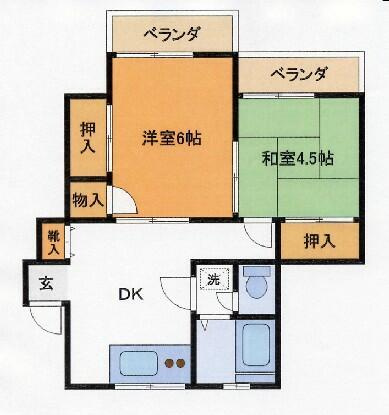 サンハイム石井の間取り