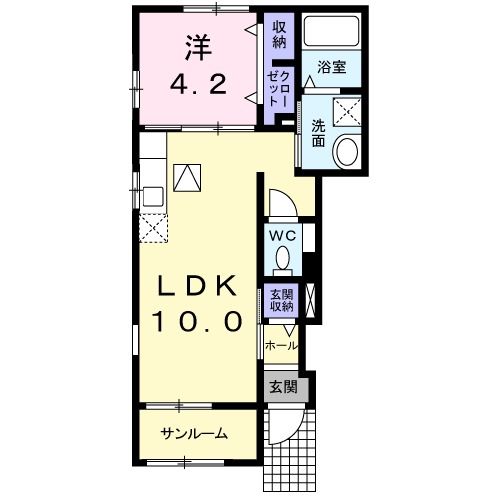 メゾン　ド　レザンの間取り