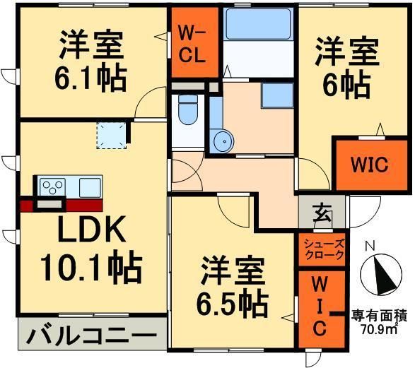 バリスサイトＣの間取り