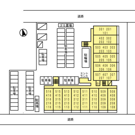 【伊勢原市高森のマンションの間取り】