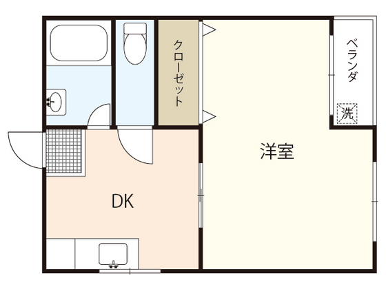 メゾン三崎の間取り