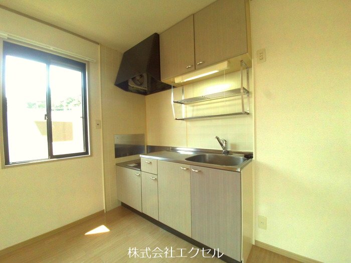 キッチン　お好きなガスコンロが設置できます。