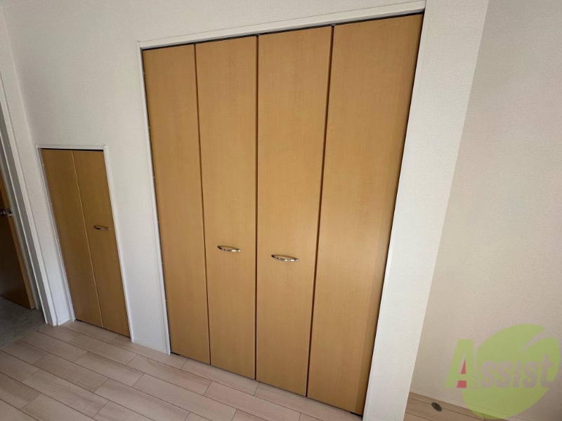 収納　ここに収納があります。収納があると部屋が広く使えます。