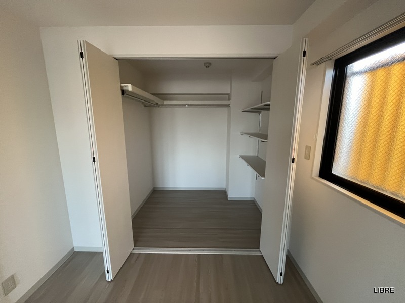 収納　大容量のウォークインクローゼット