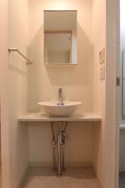 洗面設備　※別部屋の参考写真のため、現状優先です。