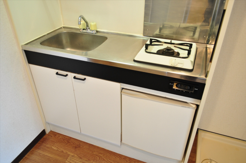 キッチン　１口ガスコンロ付き