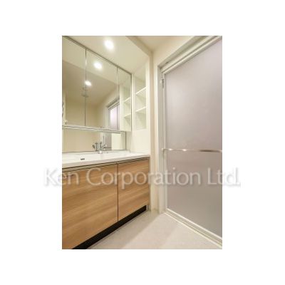 洗面設備　同タイプ2階のお部屋を撮影。仕様が異なることがあります。