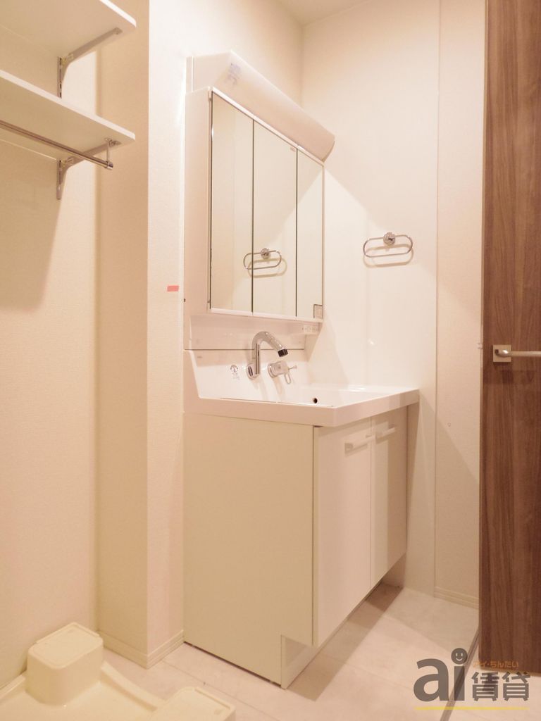 洗面設備　※同施工写真です。