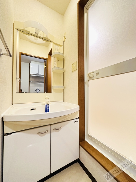 洗面設備　独立洗面台は嬉しい設備です＾＾