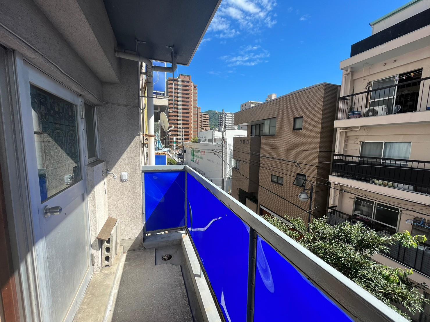 バルコニー　洗濯物も干しやすい広さのバルコニー♪