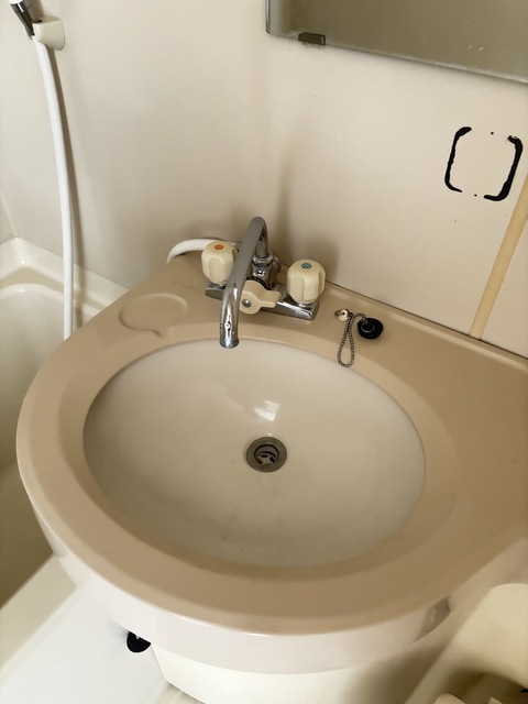 洗面設備　洗面ボウルもついているので、ここで洗顔できますね☆