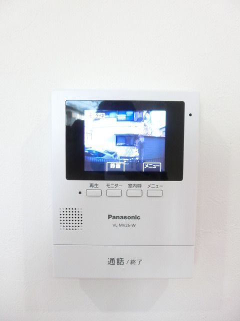 セキュリティ　カメラ付で安心です！