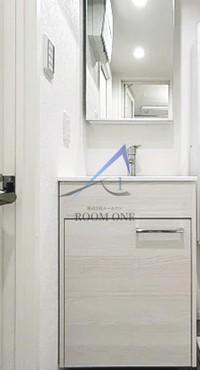 洗面設備　洗面台です。