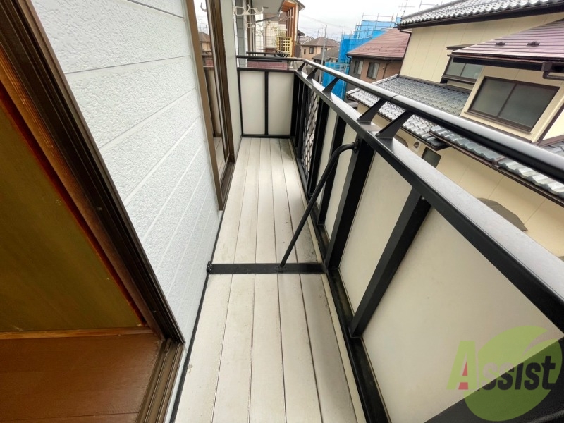 バルコニー　バルコニーもとても広々していていいですね。