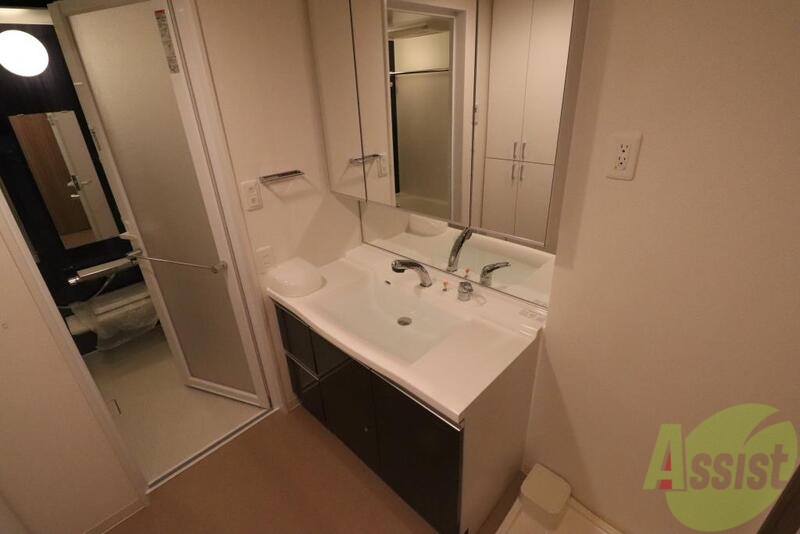 洗面設備　嬉しいシャンプードレッサー付き！