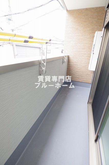 バルコニー　風通しの良いバルコニー！